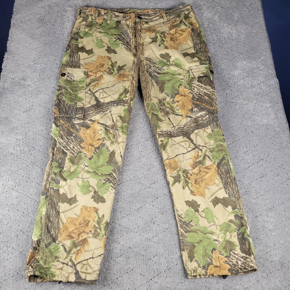 Vintage Liberty Cargo Pants Mens XL Realtree Camo Relaxed Streetwear Hunting